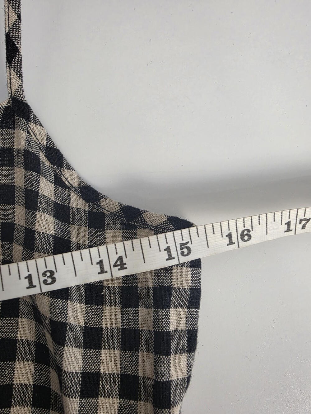 Gap Black and White Gingham Spaghetti-Strap Maxi Dress Size XS NWT - Picture 8 of 14